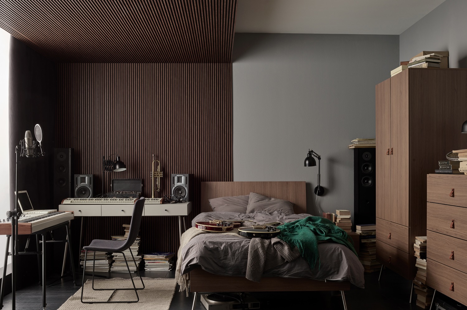 Riflaj Decorativ tip Panou Linerio Linerio S-Line Mocca 2650 x 122 x 12mm VOX